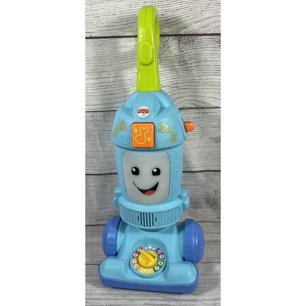 Fisher Price Laugh & Learn Vacuum Blue Lights Sounds‎ Toddler Toy